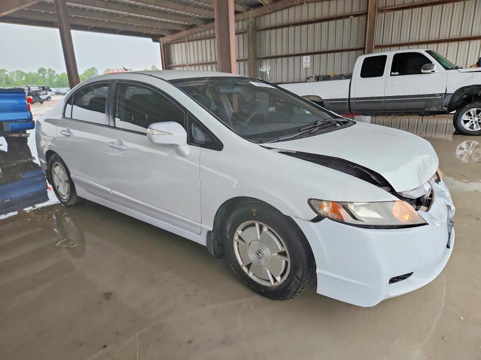 2009 Honda Civic VIN JHMFA36239S007994 COPART salvage auction — FRONT END, TX - SALVAGE VEHICLE TITLE, sold $550 on 2026-07-24 (photo 4)