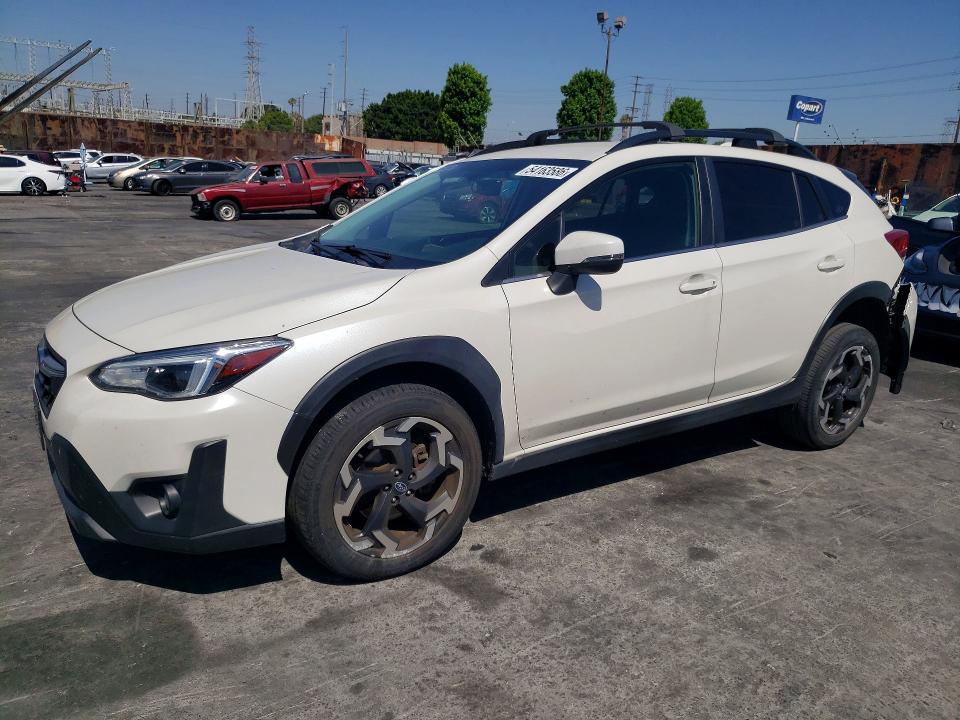 2021 Subaru VIN JF2GTHMC7M8325634 COPART salvage auction — FRONT END, CA - SALVAGE CERTIFICATE, sold $5,700 on 2026-07-08 (photo 1)