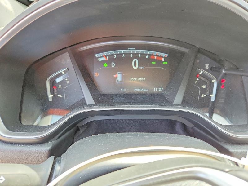 2018 Honda Cr-v VIN 7FARW2H83JE085340 COPART salvage auction — FRONT END, Id - Salvage Certificate Of Title, sold $7,100 on 2026-07-15 (photo 9)