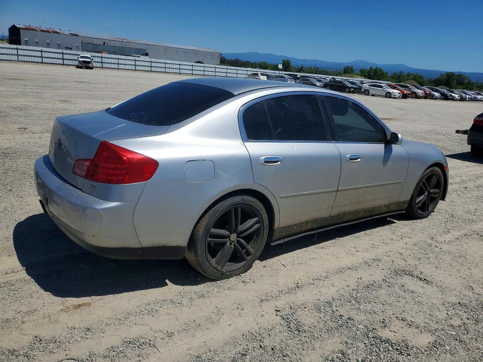 2004 Infiniti G VIN JNKCV51E24M606922 COPART salvage auction — MECHANICAL, Id - Salvage Certificate Of Title, sold $60 on 2026-07-31 (photo 3)