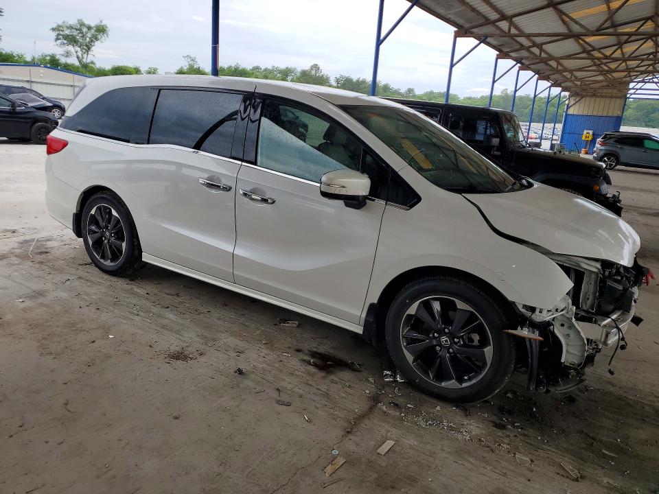 2024 Honda Odyssey VIN 5FNRL6H96RB000653 COPART salvage auction — FRONT END, Ga - Cert Of Title-Salvage, sold $15,700 on 2026-07-30 (photo 4)