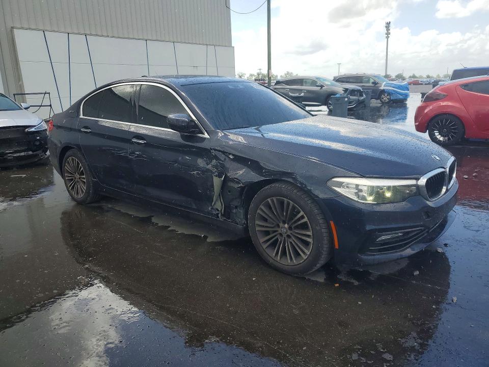2018 BMW 5er VIN WBAJB1C5XJB084780 COPART salvage auction — FRONT END, Fl - Cert Of Title Slvg Rebuildable, sold $7,200 on 2026-07-27 (photo 4)