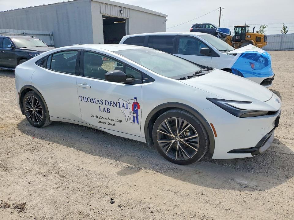 2024 Toyota Prius VIN JTDACAAU2R3035072 COPART salvage auction — HAIL, Ia - Cert Of Title-Salvage Title, sold $14,700 on 2026-07-15 (photo 4)