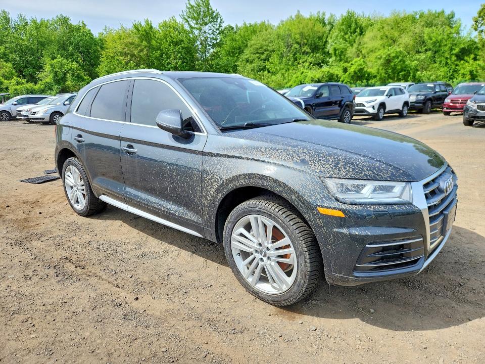 2018 Audi Q5 VIN WA1BNAFY1J2095018 COPART salvage auction — WATER/FLOOD, Co - Salvage, Flood, sold $7,000 on 2026-07-09 (photo 4)