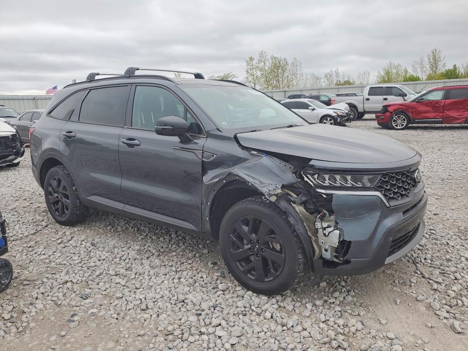 2021 Kia Sorento VIN 5XYRLDLC2MG005955 COPART salvage auction — FRONT END, Mi - Cert Of Title-Salvage Vehicle, sold $5,700 on 2026-07-02 (photo 4)