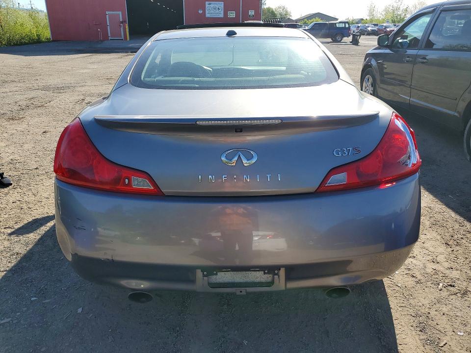 2008 Infiniti G37 VIN JNKCV64E28M105553 COPART salvage auction — VANDALISM, On - Permit No Brand - Unfit, sold $425 on 2026-07-07 (photo 6)
