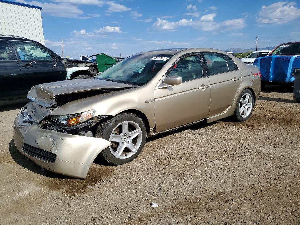 2004 Acura Tl VIN 19UUA66244A022711 COPART salvage auction — FRONT END, AZ - CERT OF TITLE - SALVAGE, sold $350 on 2026-07-10 (photo 1)