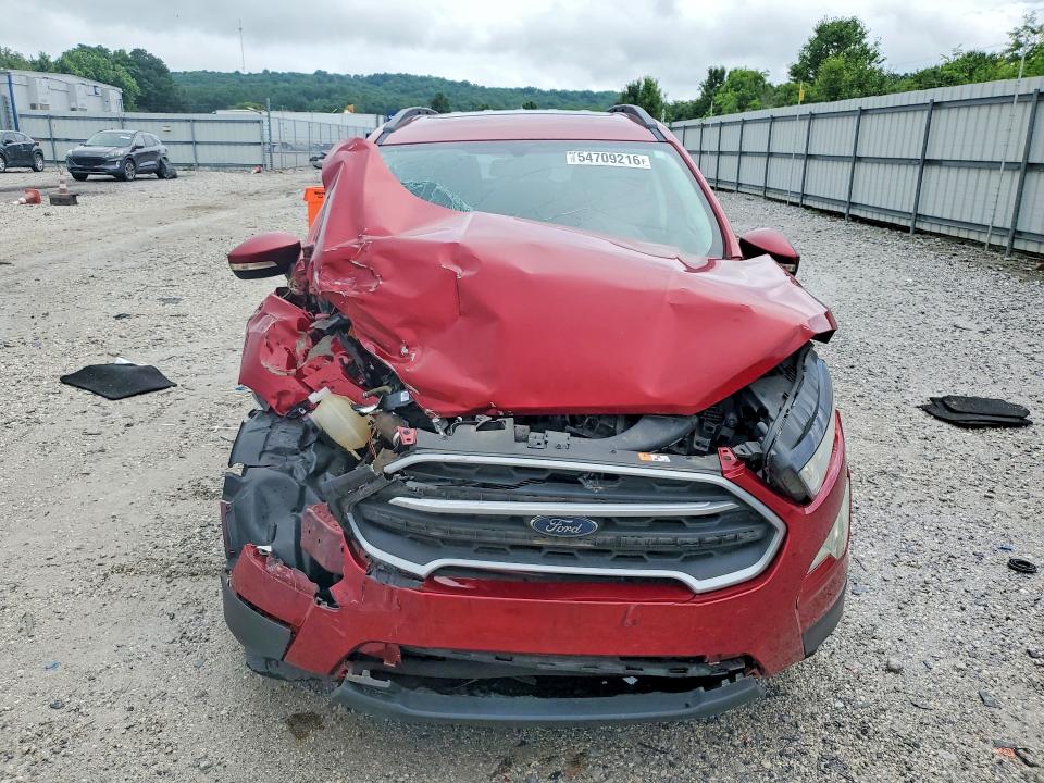 2019 Ford Ecosport VIN MAJ3S2GE9KC277161 COPART salvage auction — FRONT END, Ar - Cert Of Title-Salvage, sold $650 on 2026-07-20 (photo 5)