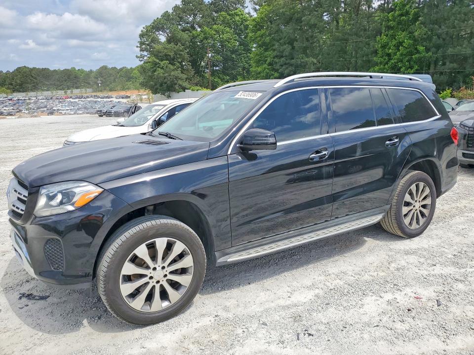 2017 Mercedes-benz Gls-class VIN 4JGDF6EE7HA744333 COPART salvage auction — FRONT END, Ga - Certificate Of Title, sold $5,100 on 2026-07-08 (photo 1)
