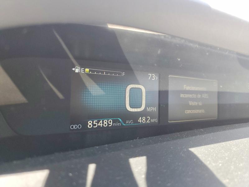 2020 Toyota Prius VIN JTDKARFP0L3156881 COPART salvage auction — FRONT END, Ca - Salvage Certificate, sold $6,200 on 2026-07-16 (photo 9)