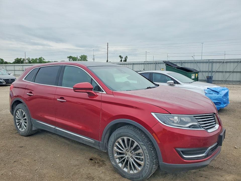 2016 Lincoln Mkx VIN 2LMTJ8KR6GBL83438 COPART salvage auction — HAIL, Ia - Cert Of Title-Salvage Title, sold $8,700 on 2026-07-06 (photo 4)