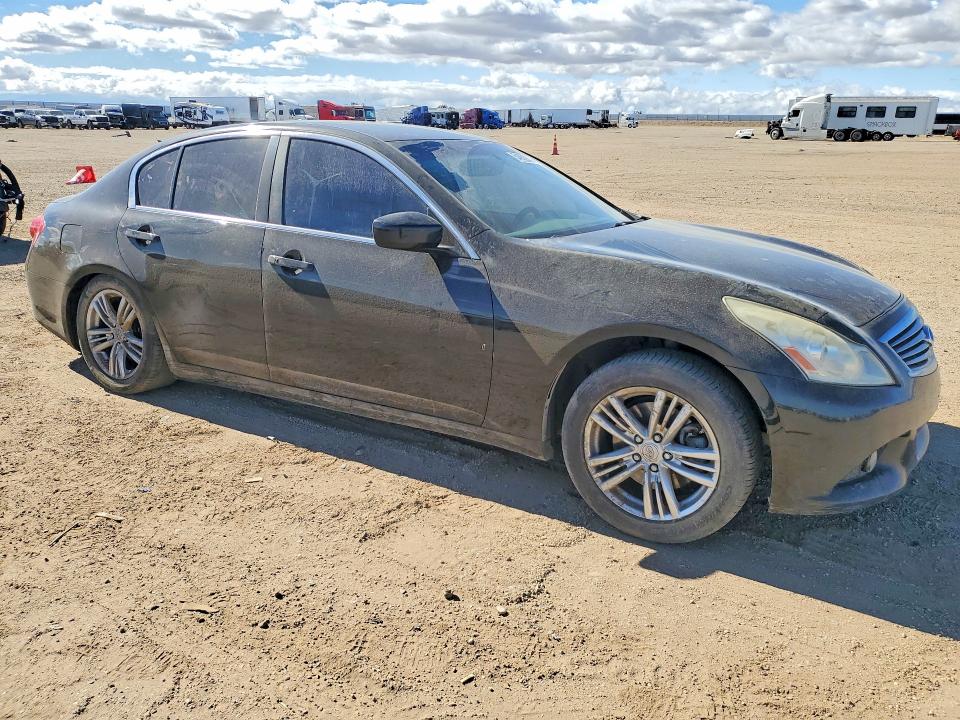 2013 Infiniti VIN JN1CV6AP9DM305799 COPART salvage auction — FRONT END, Ca - Salvage Certificate, sold $900 on 2026-07-06 (photo 4)