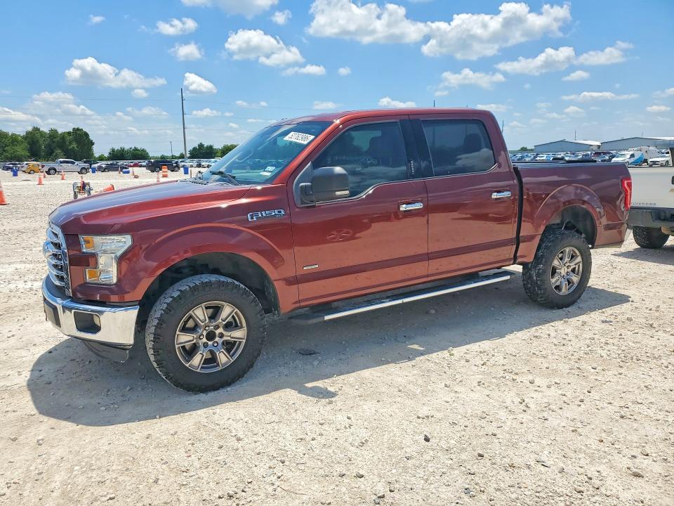 2015 Ford F-150 VIN 1FTEW1CP9FKF02036 COPART salvage auction — REAR END, Tx - Salvage Vehicle Title, sold $4,650 on 2026-07-09 (photo 1)