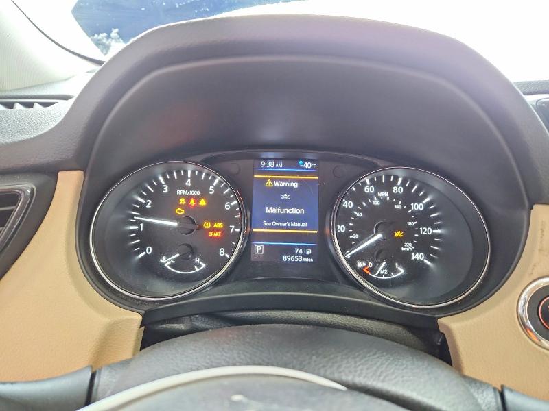 2018 Nissan Rogue VIN 5N1AT2MT8JC847775 COPART salvage auction — FRONT END, CO - PUBLIC - SALVAGE TITLE, sold $2,300 on 2026-07-09 (photo 9)