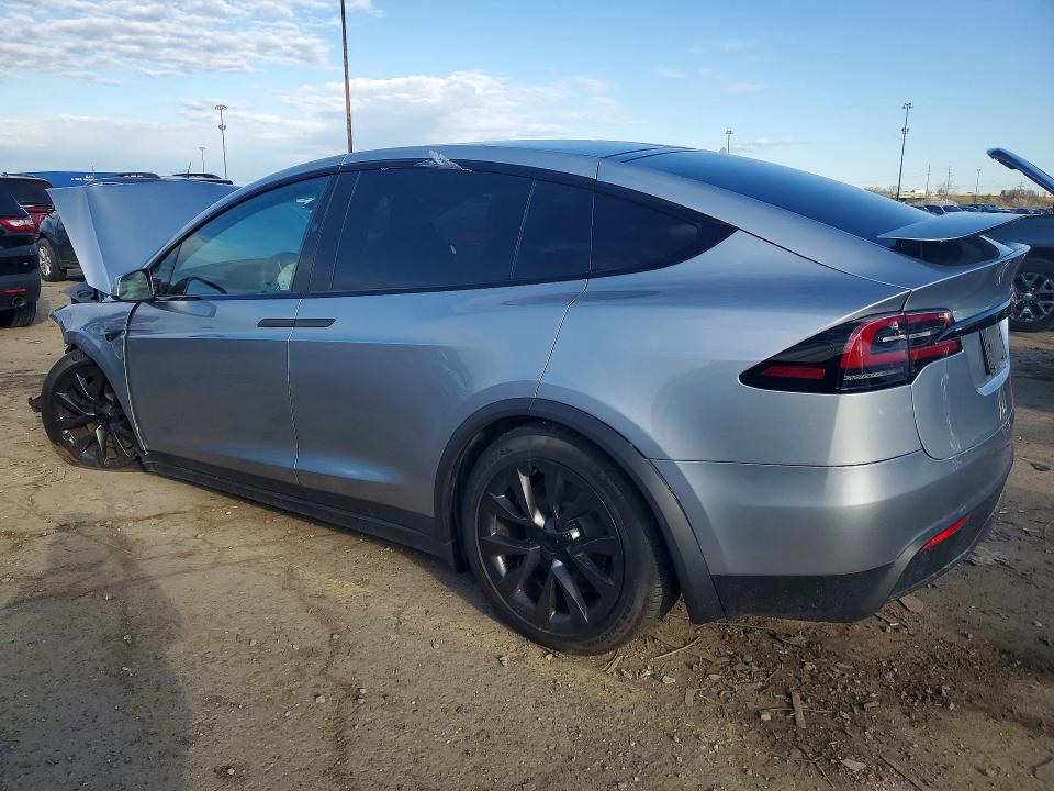 2025 Tesla Model x VIN 7SAXCDE59SF461397 COPART salvage auction — FRONT END, Mi - Certificate Of Title, sold $900 on 2026-07-31 (photo 2)