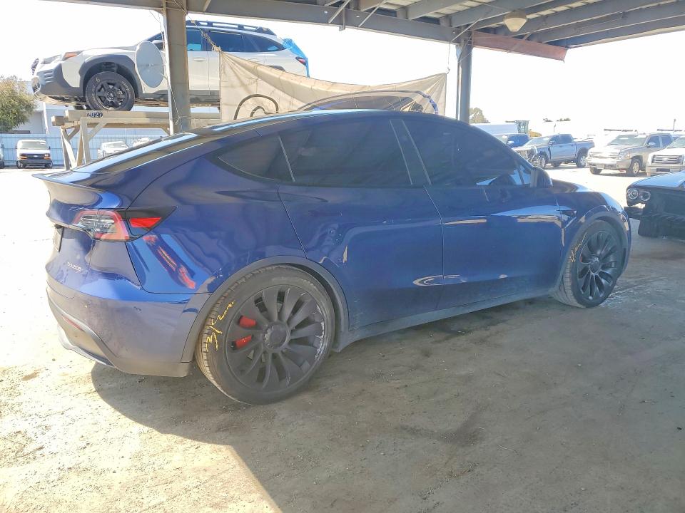 2023 Tesla Model y VIN 7SAYGDEF3PF906287 COPART salvage auction — REAR END, Ca - Salvage Certificate, sold $13,500 on 2026-07-02 (photo 3)