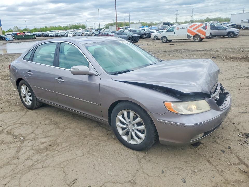2007 Hyundai Azera VIN KMHFC46F67A141224 COPART salvage auction — FRONT END, Oh - Cert Of Title-Salvage, sold $450 on 2026-07-07 (photo 4)