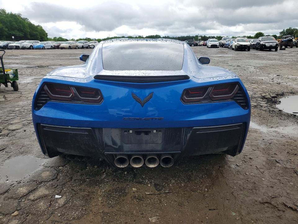 2015 Chevrolet Corvette stingray VIN 1G1YD2D73F5100155 COPART salvage auction — FRONT END, GA - CERT OF TITLE-SALVAGE, sold $14,600 on 2026-07-17 (photo 6)