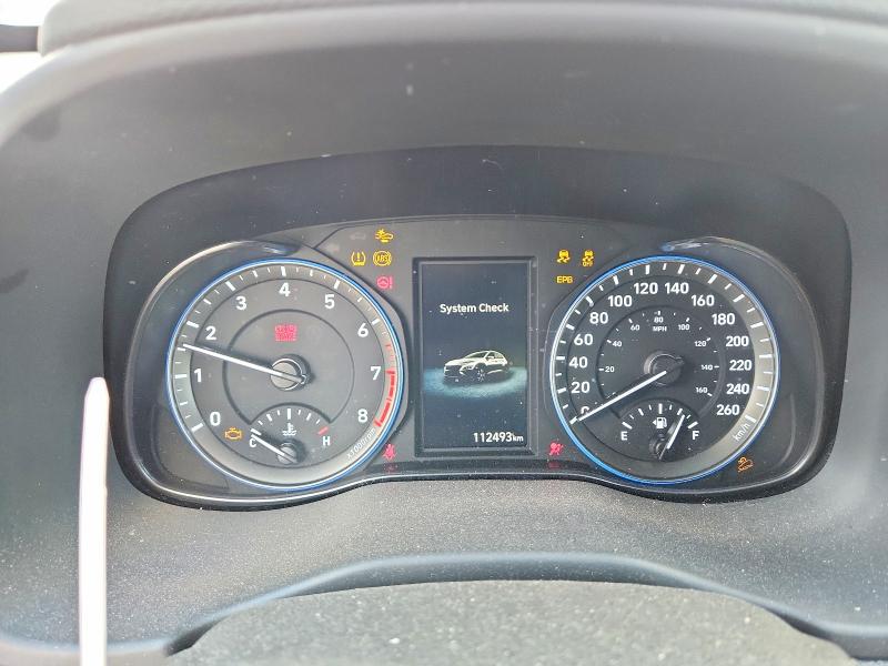 2022 Hyundai Kona VIN KM8K6CAB6NU873725 COPART salvage auction — FRONT END, Salvage Title, sold $5,100 on 2026-07-16 (photo 9)