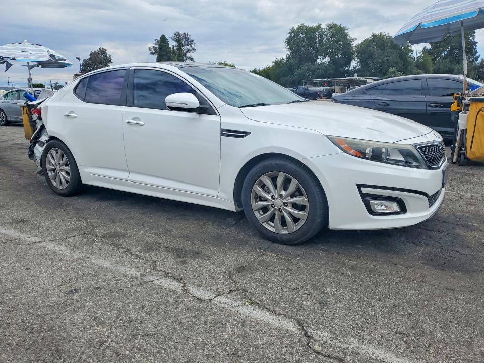 2015 Kia Optima VIN 5XXGN4A79FG419331 COPART salvage auction — REAR END, Ca - Salvage Certificate, sold $1,900 on 2026-07-19 (photo 4)