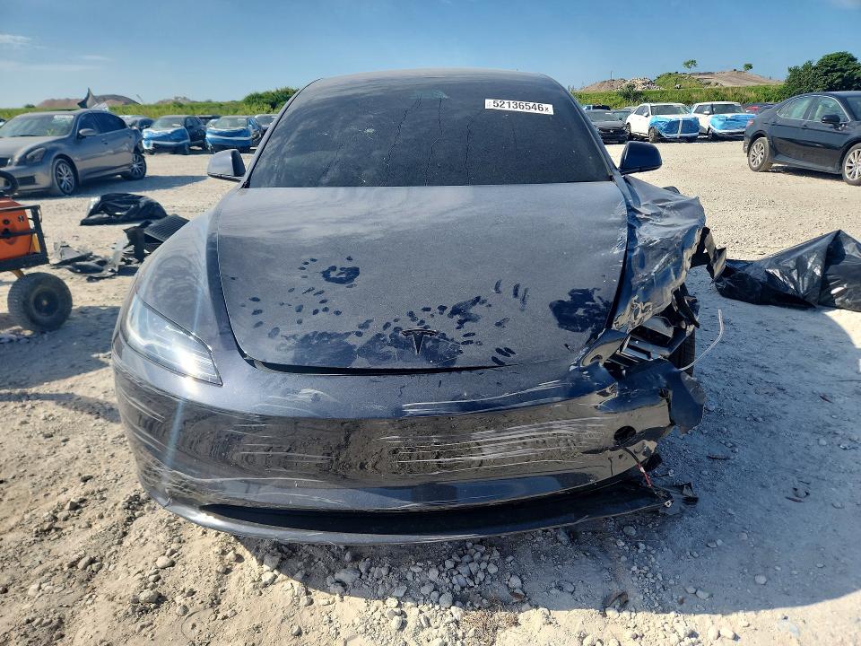 2026 Tesla Model 3 VIN 5YJ3E1EA5TF160208 COPART salvage auction — REAR END, Salvage Title, sold $5,200 on 2026-07-21 (photo 5)
