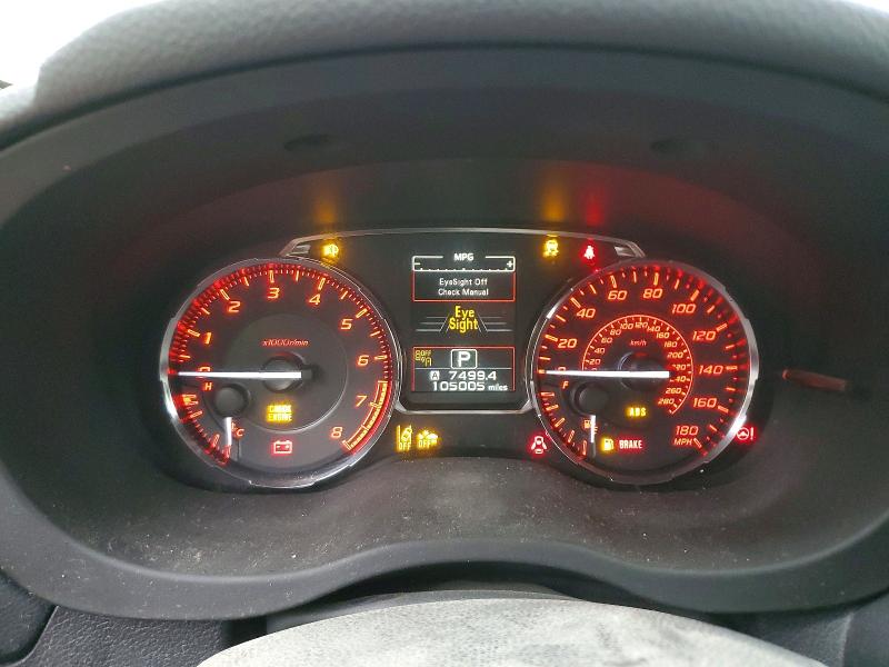 2016 Subaru Wrx VIN JF1VA1N61G8811202 COPART salvage auction — FRONT END, Ct - Certificate Of Title (P), sold $1,050 on 2026-07-09 (photo 9)