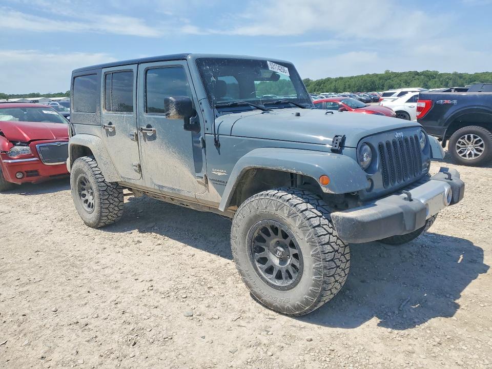 2014 Jeep Wrangler / VIN 1C4BJWEG1EL106199 COPART salvage auction — REAR END, Ks - Cert Of Title-Salvage, sold $5,700 on 2026-07-09 (photo 4)