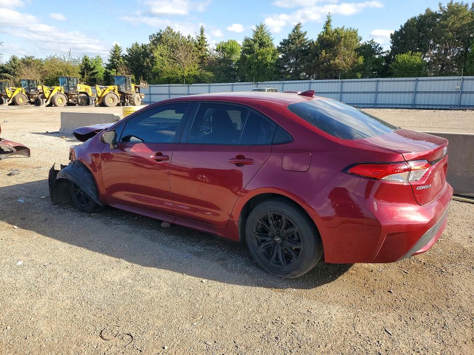 2022 Toyota Corolla VIN 5YFEPMAE1NP279183 COPART salvage auction — FRONT END, Il - Salvage Certificate, sold $2,150 on 2026-07-09 (photo 2)