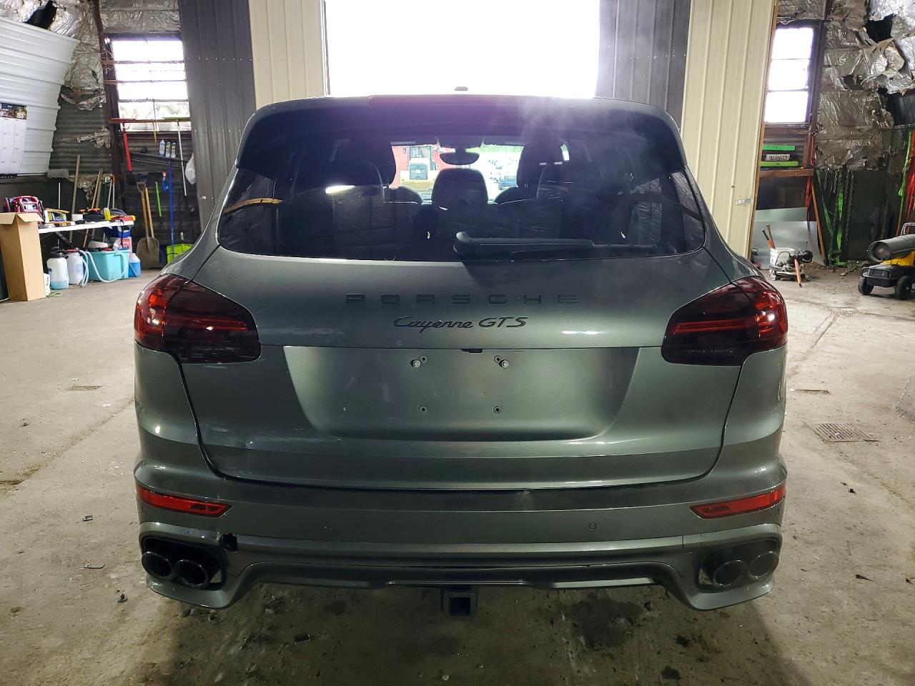 2018 Porsche Cayenne VIN WP1AD2A27JLA80755 COPART salvage auction — Front End, IN - CERT OF TITLE-SALVAGE TITLE (P), sold $14,900 on 2026-07-06 (photo 6)