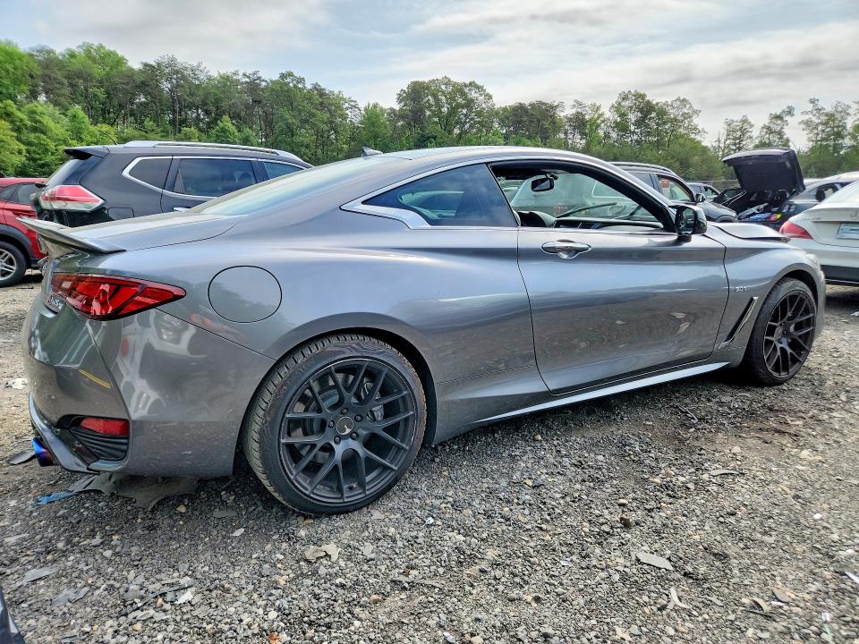 2017 Infiniti Q60 VIN JN1EV7EL9HM553305 COPART salvage auction — FRONT END, Md - Cert Of Salvage > 75% Damage, sold $3,200 on 2026-07-14 (photo 3)