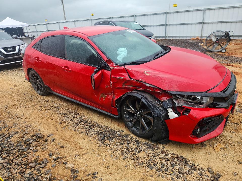 2017 Honda Civic VIN SHHFK7H41HU217184 COPART salvage auction — FRONT END, Wv - Cert Of Title-Reconstructed (P), sold $5,800 on 2026-07-03 (photo 4)