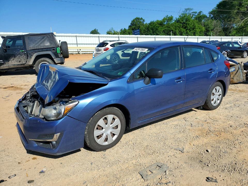 2016 Subaru Impreza VIN JF1GPAA65GH264268 COPART salvage auction — FRONT END, Va - Certificate Of Title, sold $375 on 2026-07-10 (photo 1)
