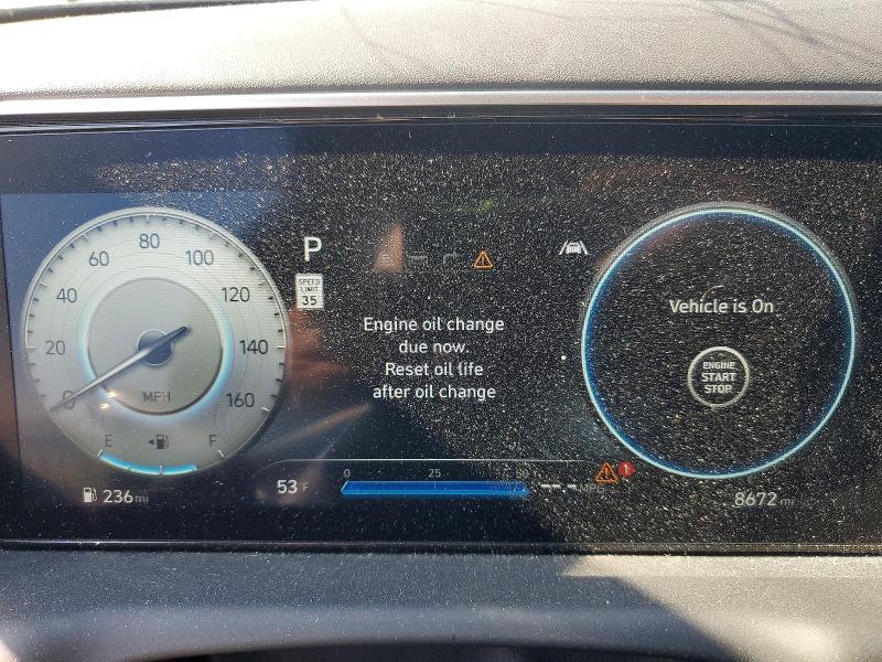 2024 Hyundai Santa cruz VIN 5NTJDDDF9RH104311 COPART salvage auction — HAIL, Oh - Cert Of Title-Salvage, sold $16,500 on 2026-07-09 (photo 9)