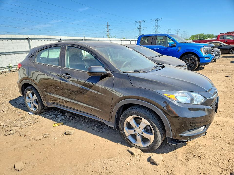 2017 Honda Hr-v VIN 3CZRU6H37HG705313 COPART salvage auction — FRONT END, Il - Salvage Certificate, sold $5,300 on 2026-07-23 (photo 4)