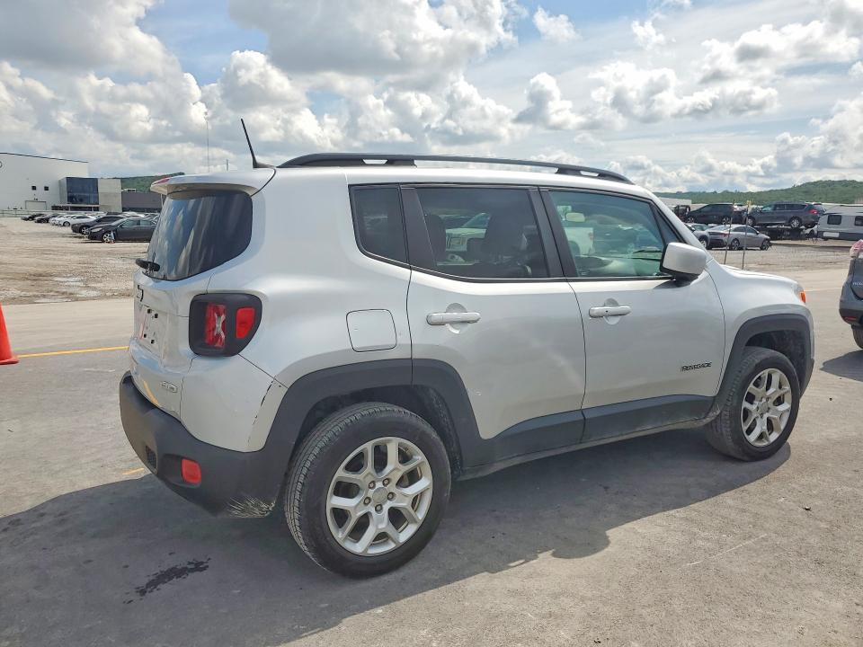 2018 Jeep Renegade VIN ZACCJBBB7JPJ21525 COPART salvage auction — MINOR DENT/SCRATCHES, Ok - Certificate Of Title-Junked, sold $1,850 on 2026-07-04 (photo 3)