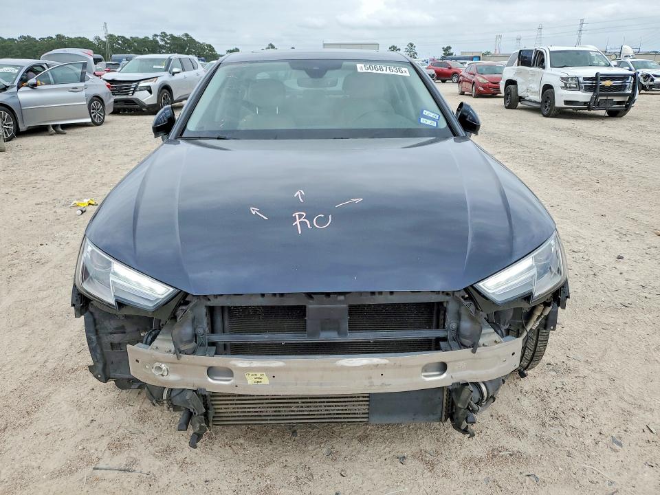 2017 Audi A4 VIN WAUGNAF41HN004473 COPART salvage auction — FRONT END, Tx - Salvage Vehicle Title, sold $3,600 on 2026-07-17 (photo 5)