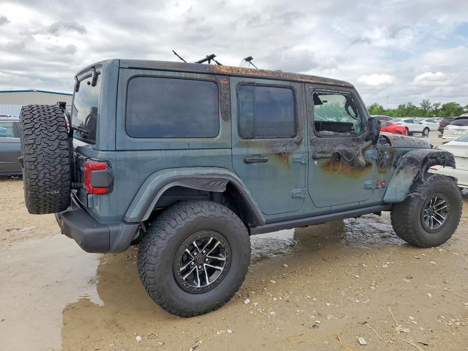 2026 Jeep Wrangler / VIN 1C4RJXFG2TW175434 COPART salvage auction — BURN, TX - SALVAGE VEHICLE TITLE, sold $11,700 on 2026-07-28 (photo 3)