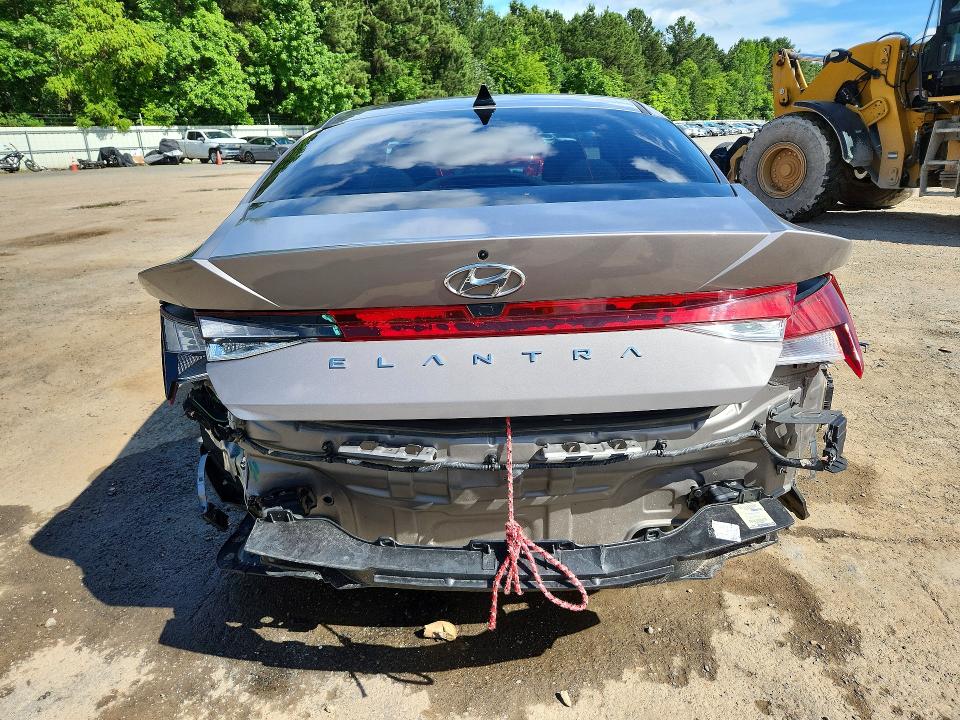 2023 Hyundai Elantra VIN KMHLM4AGXPU514229 COPART salvage auction — REAR END, La - Cert Of Title-Salvage, sold $4,200 on 2026-07-30 (photo 6)