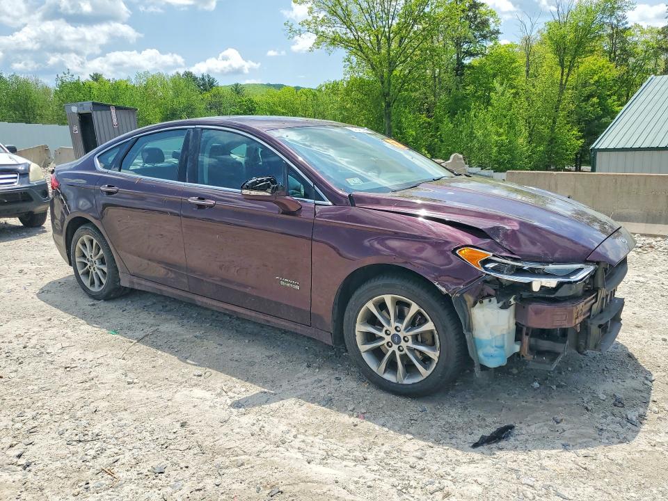 2017 Ford Fusion VIN 3FA6P0PU3HR371508 COPART salvage auction — FRONT END, Ma - Cert Of Title-Salvage, sold $1,200 on 2026-07-03 (photo 4)