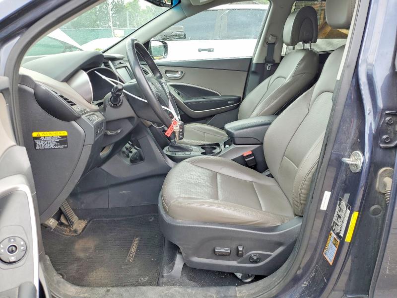 2016 Hyundai Santa fe VIN 5XYZWDLA4GG345599 COPART salvage auction — WATER/FLOOD, Pa - Certificate Of Salvage, sold $2,000 on 2026-07-21 (photo 7)