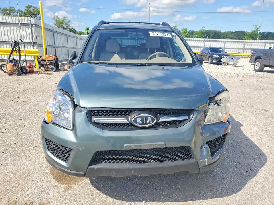 2009 Kia Sportage VIN KNDJF724697594237 COPART salvage auction — FRONT END, Ia - Cert Of Title-Salvage Title, sold $650 on 2026-07-10 (photo 5)