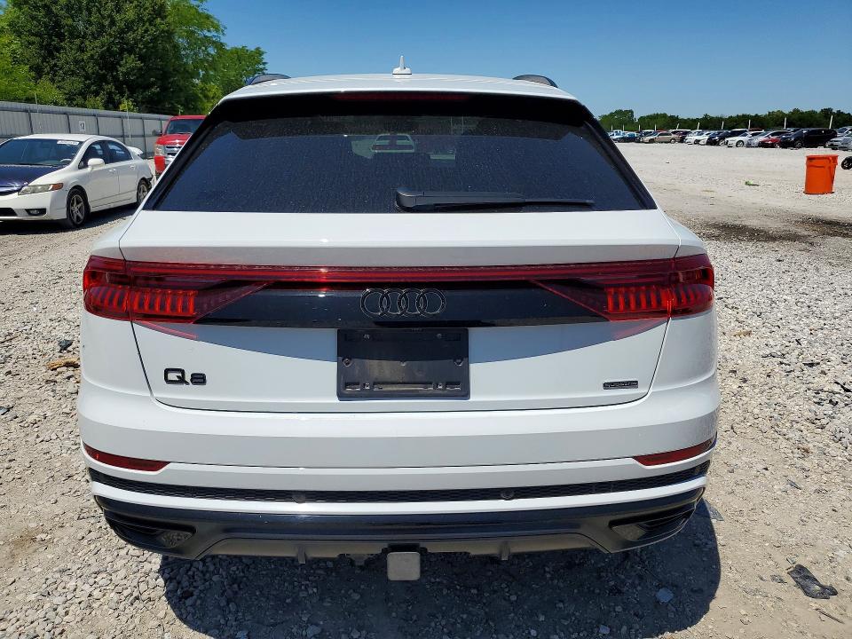 2023 Audi Q8 VIN WA1EVBF10PD016733 COPART salvage auction — FRONT END, Id - Salvage Certificate Of Title, sold $28,750 on 2026-07-27 (photo 6)