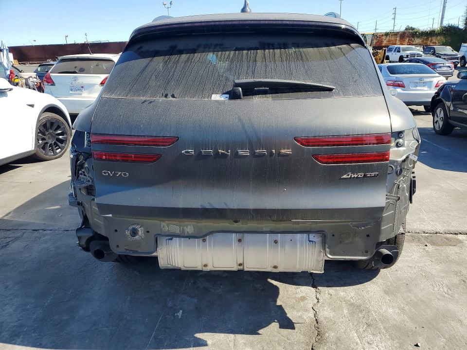2026 Genesis VIN KMUMEDTC9TU236446 COPART salvage auction — REAR END, Ca - Salvage Certificate, sold $16,700 on 2026-07-24 (photo 6)