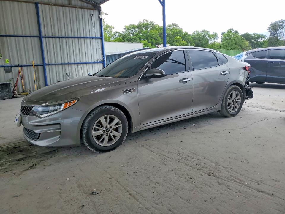 2018 Kia Optima VIN 5XXGT4L36JG229625 COPART salvage auction — REAR END, Ga - Cert Of Title-Salvage, sold $425 on 2026-07-30 (photo 1)