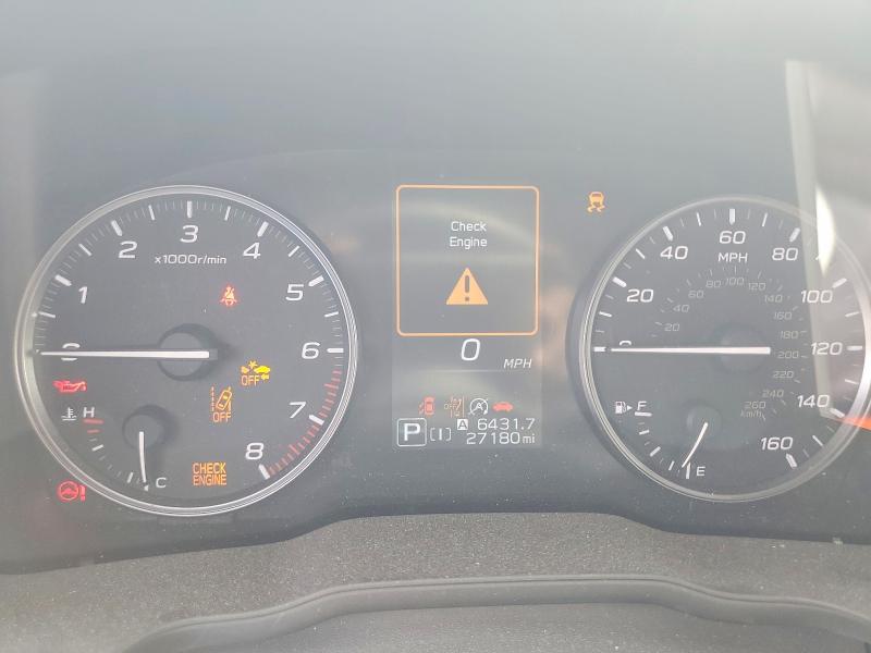 2024 Subaru Impreza VIN JF1GUAFC7R8878359 COPART salvage auction — FRONT END, Mi - Cert Of Title-Salvage Vehicle, sold $3,200 on 2026-07-22 (photo 9)