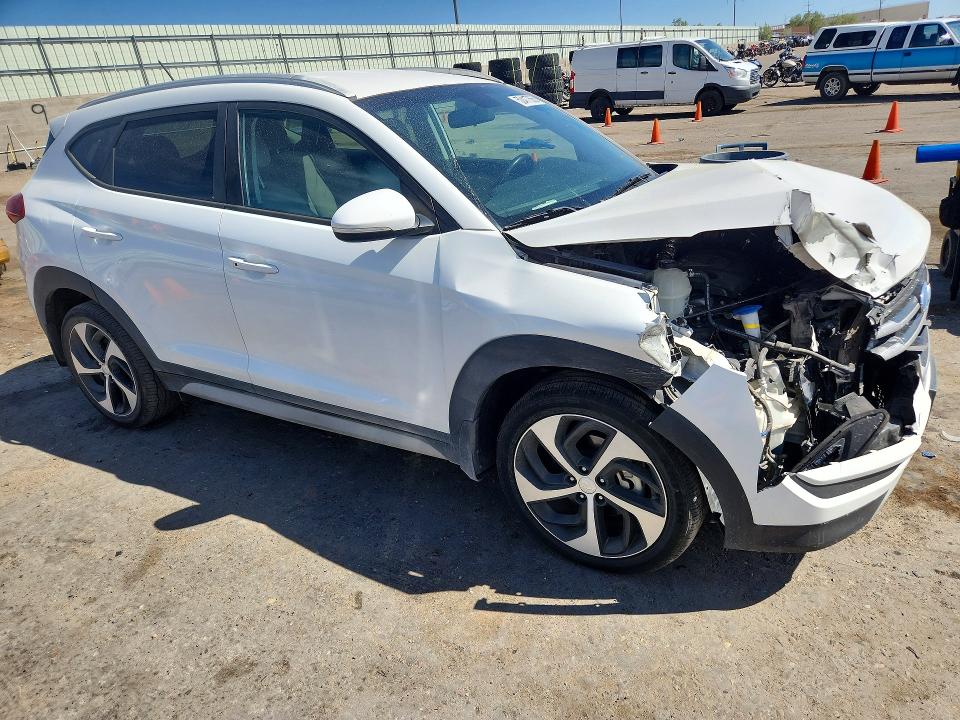 2017 Hyundai Tucson VIN KM8J33A23HU514678 COPART salvage auction — FRONT END, Nm - Cert Of Title-Salvage, sold $1,800 on 2026-07-13 (photo 4)