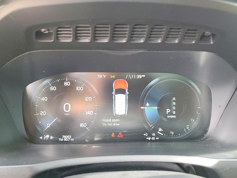 2016 Volvo Xc90 VIN YV4BC0PK6G1092790 COPART salvage auction — HAIL, Ia - Cert Of Title-Salvage Title, sold $10,700 on 2026-07-08 (photo 9)