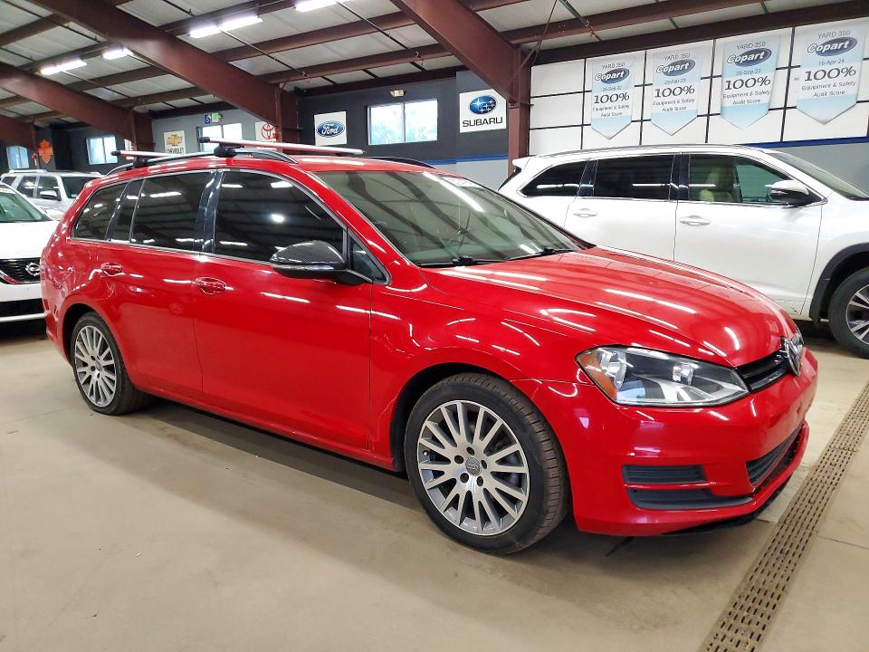 2017 Volkswagen Golf sportwagen VIN 3VW017AU6HM518014 COPART salvage auction — MINOR DENT/SCRATCHES, Ct - Certificate Of Title, sold $3,900 on 2026-07-09 (photo 4)