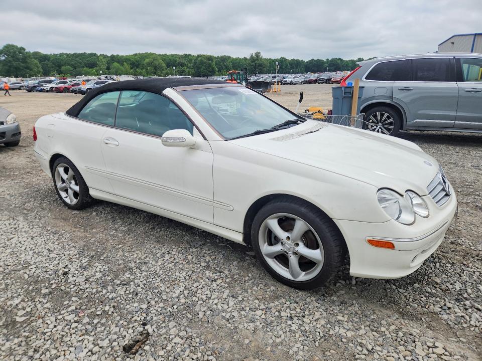 2005 Mercedes-benz Clk-klasse VIN WDBTK65G15T035022 COPART salvage auction — HAIL, AR - CERT OF TITLE-SALVAGE, sold $1,350 on 2026-07-08 (photo 4)