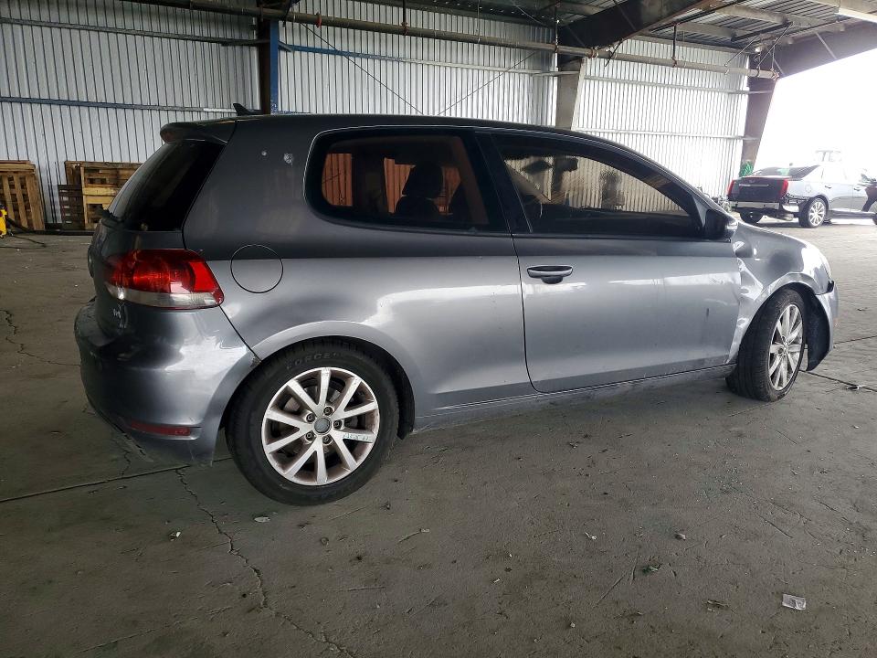 2011 Volkswagen Golf VIN WVWMM7AJ1BW048872 COPART salvage auction — FRONT END, CA - SALVAGE CERTIFICATE, sold $600 on 2026-07-13 (photo 3)